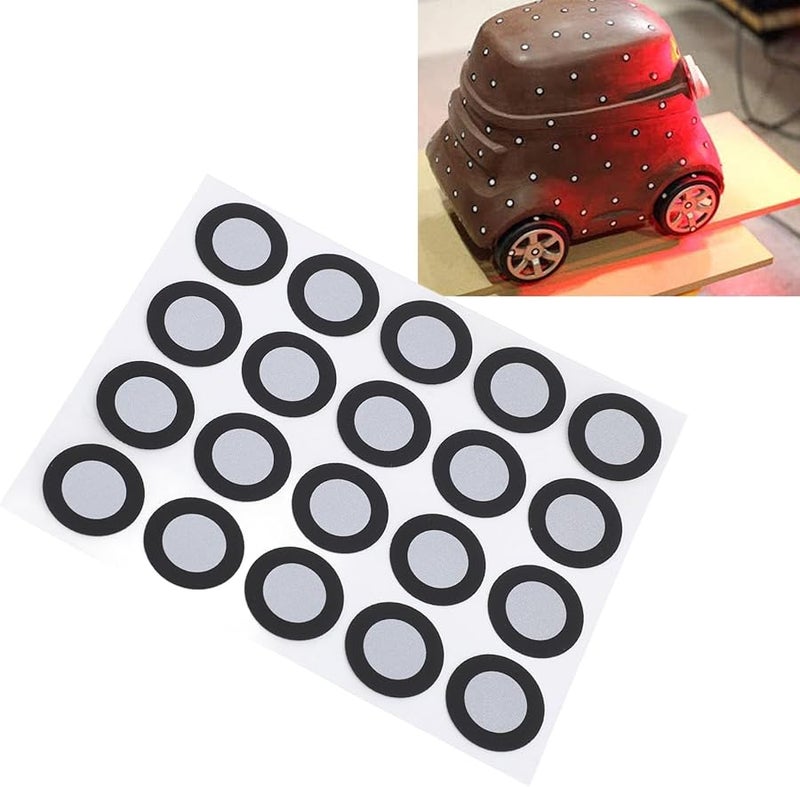 200Pcs 12mm 3D Scanning Markers Diffuse Reflection Tracking Dots for 3D Scanner - Image 5